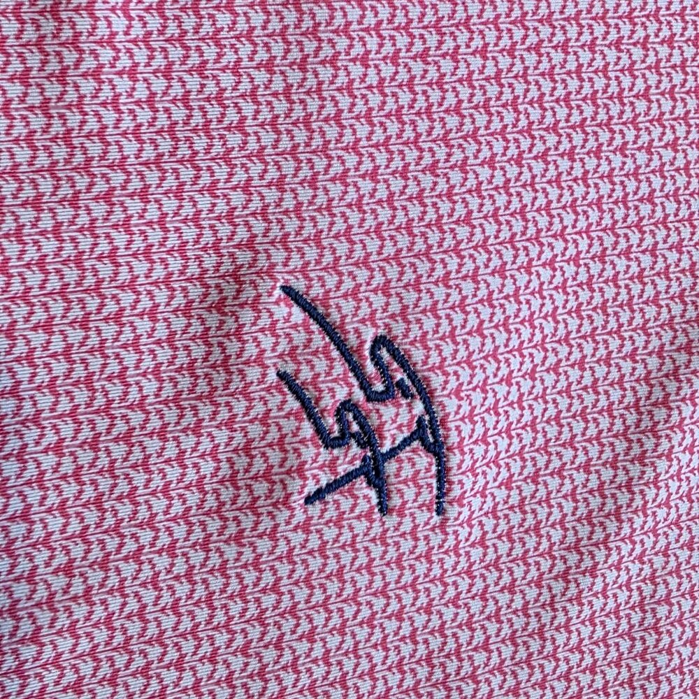 RLX Ralph Lauren Mens XXL Golf Polo Shirt Pink Performance Short Sleeve EUC - Picture 6 of 11